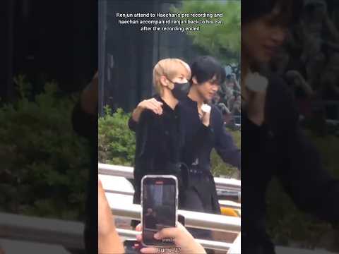 What a gentleman he is 💚 #haechan #renjun #nct