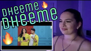 Dheeme Dheeme - Tony Kakkar ft. Neha Sharma | Official Music Video - REACTION