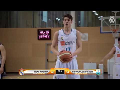 #17 M Nakic   24 03 18   EBA J25 Real Madrid   E Casvi