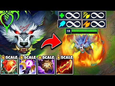I invented a broken Warwick build where every stat scales infinitely (STACK LORD WARWICK)