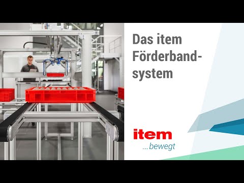 Förderbänder für die Industrie: Das item Förderbandsystem