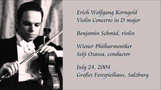 Korngold: Violin Concerto in D major - Schmid / Ozawa / Wiener Philharmoniker