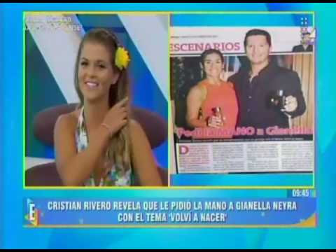 Así fue la pedida de mano de Cristian Rivero a Gianella Neyra - Farandula / Radiotarapoto.com
