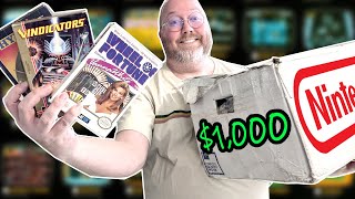 Was I RIPPED OFF?... $1,000 Mystery Box of NES CIB Games