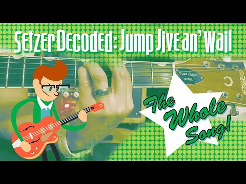 Setzer Decoded - Jump Jive an' Wail  (How To Play) #guitartutorial