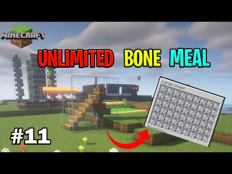 Unlimited Bone Meal Farm in Minecraft! Insane Hindi Gameplay!