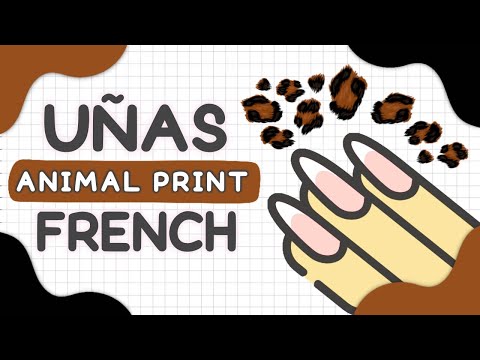 ¡SO FAST!  🐾 ANIMAL PRINT FRENCH NAIL ART 🐾
