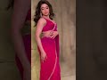 Rashmika Mandanna H0TTEST Visuals In Pink Saree Shorts Rashmika