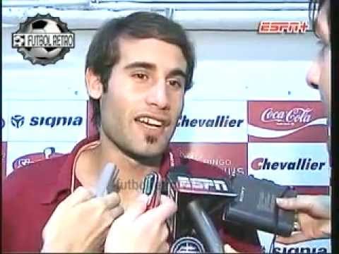 Carlos Quintana de Lanus marco su 1er gol en Primera vs Godoy Cruz 2008 FUTBOL RETRO TV