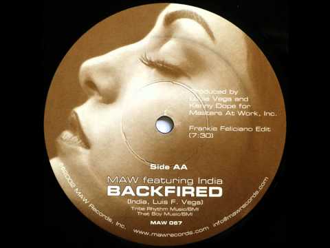 MASTERS AT WORK feat. INDIA - Backfired (Main MAW Mix).wmv