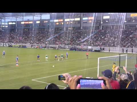 Abby Wambach PK - USWNT v. Mexico (5/17/15)