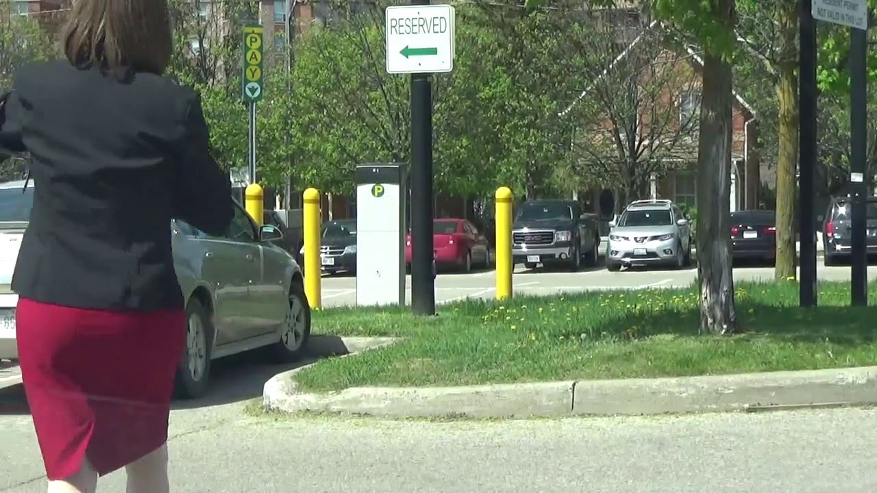 Alison MacDonald - T-girl's first video - out and about in Barrie, Ontario