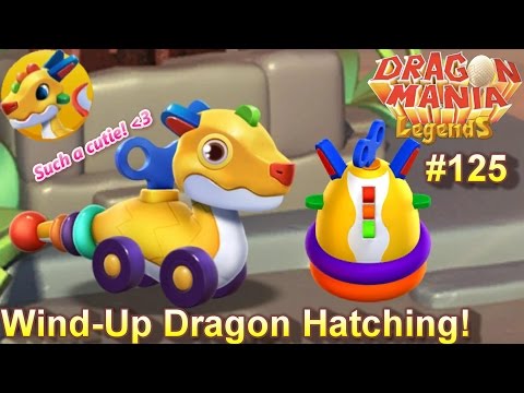 Wind-Up Dragon Hatching + Frost Festival Event Panic! - Dragon Mania Legends #125