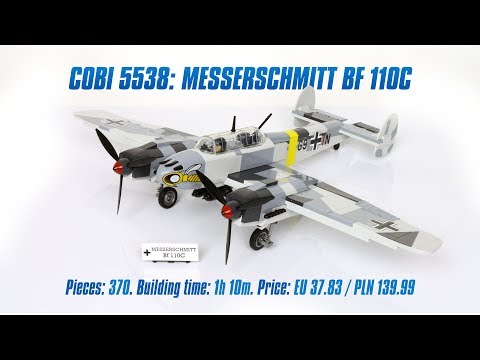 [COBI 5538] Messerschmitt Bf 110C review & speed build