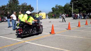 preview picture of video 'Georgia State HOG Rally - Riding Harley Road King during the Biker Games'