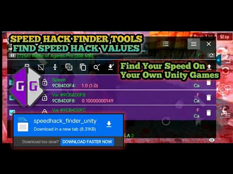 Speed Hack Finder Tools All Unity Games.