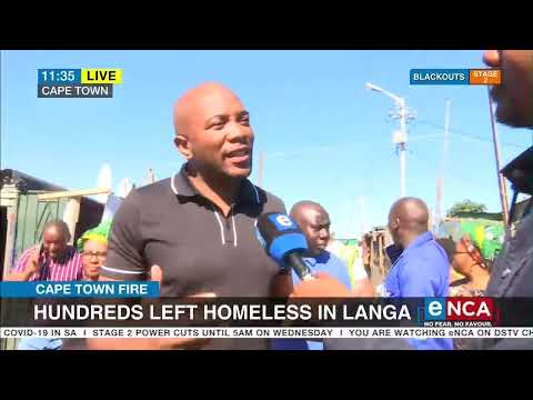 Hundreds left homeless in Langa