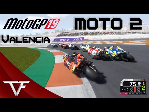 Moto2 Gameplay - MotoGP 19 - Valencia [PS4 PRO]