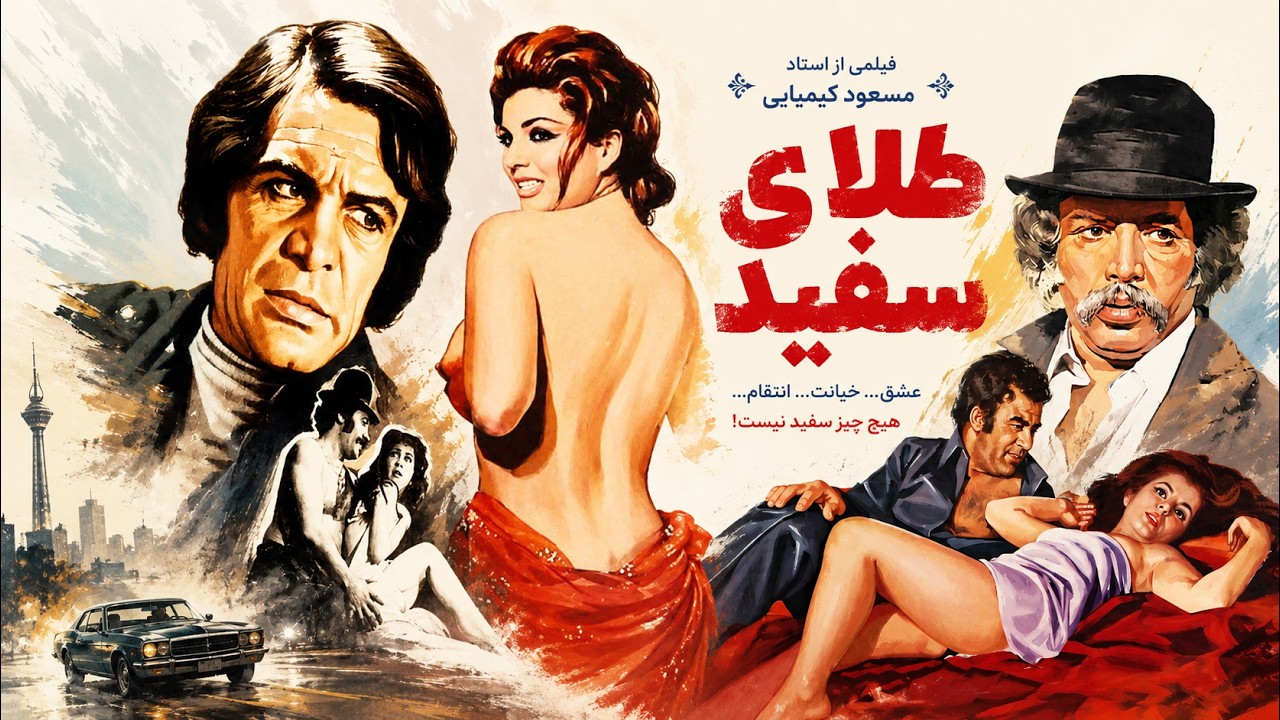 طلای سفید |  نسخه رنگی بدون سانسور- فردین ،پوری بنایی