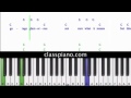 Lady GaGa - Paparazzi, Piano Lesson, 