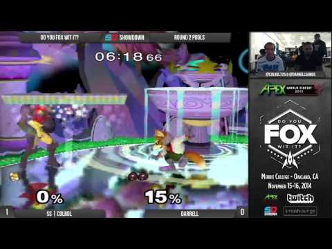 DYFWI - Day 2 - Round 2 Pools: SS|Colbol (Fox) vs Darrell (Samus)