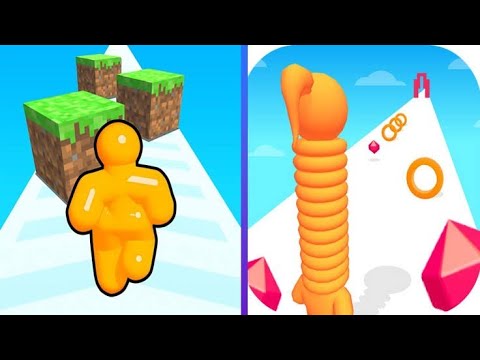 Tall Man Run VS Long Neck Run - All Level Android iOS Gameplay #3