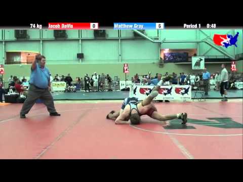 Jacob DaVis vs. Matthew Gray at 2013 ASICS University Nationals - FS
