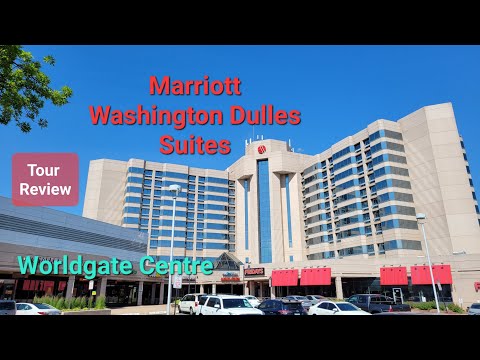 Marriott Washington Dulles Suites Hotel Tour Review #marriott #dulles #washington