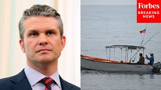 Reporter Asks Pete Hegseth Directly: 'Why Not Just Arrest And Detain' Terrorists In Boat Strikes?