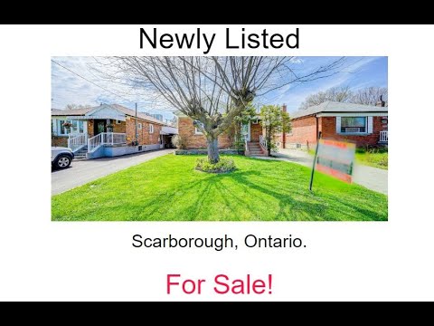 HOUSE FOR SALE - Scarborough Ontario Detached Fully Renovated Brand New (3+3) Bedroom (2+1) Washroom