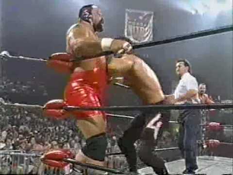 (7.7.1997) Road to BATB '97 Part 13 - Chris Benoit & Mongo with Debra vs. The Steiner Bros. Pt. 1