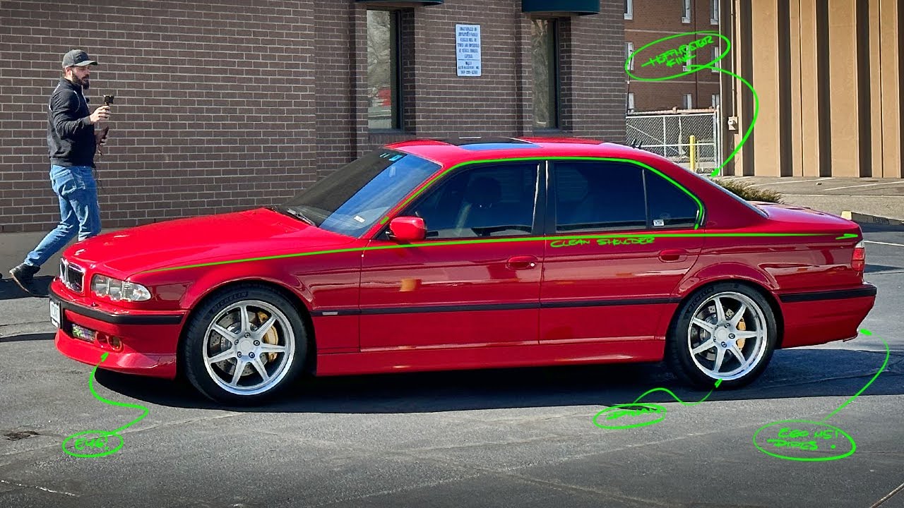 Today I reviewed the best sedan ever made - 2001 BMW E38 ...