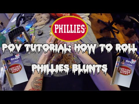 POV BEST WAY TO ROLL A BLUNT TUTORIAL!! (HOW TO ROLL PHILLIES BLUNTS)