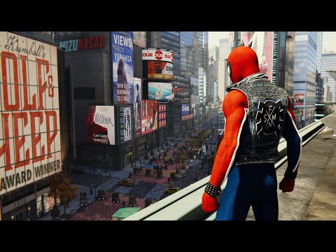 Spider-Punk (Hobie Brown) - Marvel's Spider-Man | Free Roam And Combat Gameplay (Suit)
