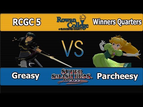 RCGC 5 SSBM: Greasy (Marth) Vs. Parcheesy (Peach) - WQ