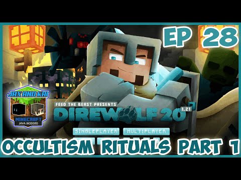 💥 Occultism Netherite Upgrade Part 1 | Jax and Kai Play Direwolf20's v11 1.21 👉 Ep 28
