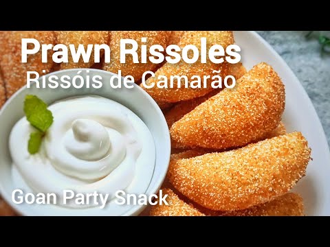 Prawn Rissoles | Rissóis de Camarão | Goan Snack #snackrecipe