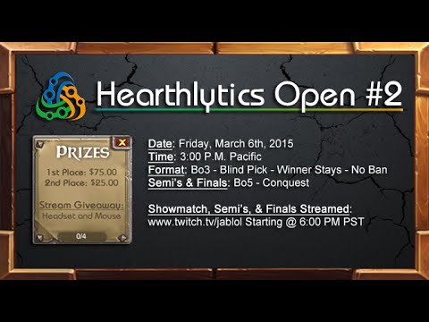 Hearthlytics Open #2 - Semi-finals - Decade vs Thunderbuddy Phonetap