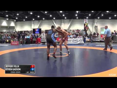 97 Consi-Semis - Jeffery Felix, TMWC/CKWC vs Kyven Gadson, Sunkist Kids