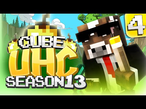 Minecraft Cube UHC Season 13 - PATHWAY LEADS TO DEATH? - Episode 4 ( Minecraft Ultra Hardcore )