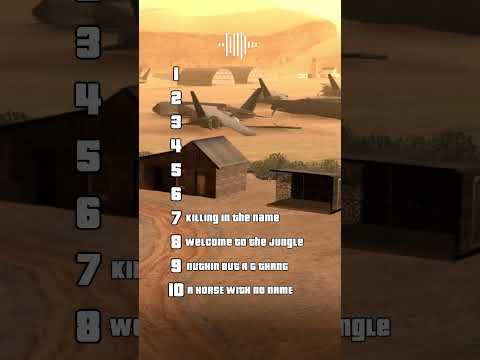 Las 10 Mejores Canciones de GTA San Andreas #gta #gaming #shorts