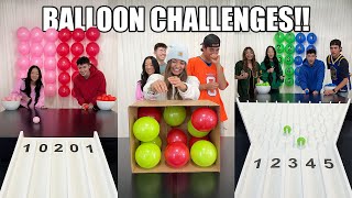 FAMILY BALLOON CHALLENGES! thumbnail