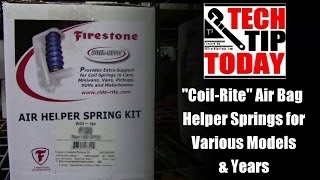 Firestone Coil-Rite Air Bag Helper Springs Model # 4108 SD Popular Products