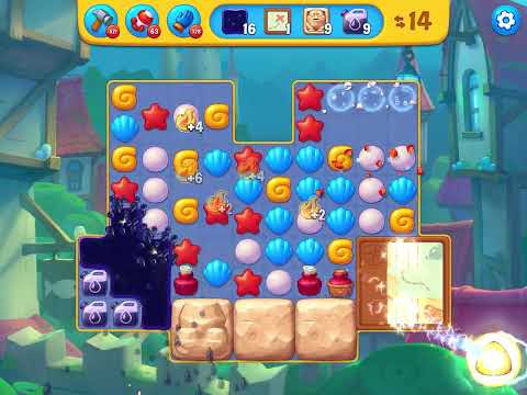 Fishdom level 7851 no boosters フィッシュダム ノーマル [Friend's]