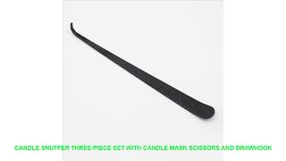 Candle Snuffer Three-Piece Set With Candle Mask Scissors And