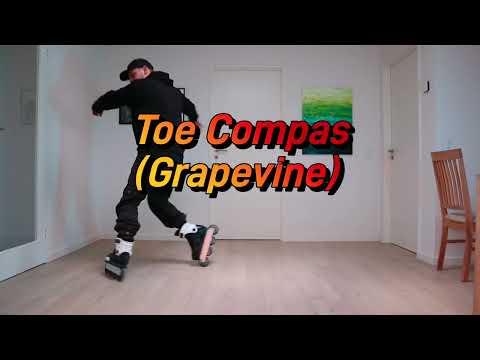 Toe Compas (Grapevine) - Wizard and flowskating tutorial