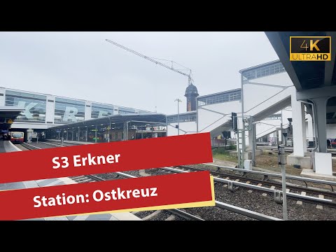 (4K) S-Bahn Berlin: S3 Einfahrt Ostkreuz