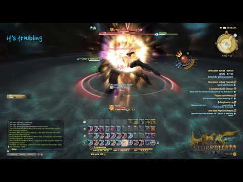 Final Fantasy 14 - Level 70 Black Mage Class Quest (Final Fight)