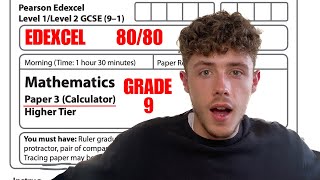GCSE Maths Edexcel Paper 3 Higher in 20 Minutes!| How to get a Grade 9