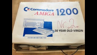 Commodore Amiga 1200 inspection. A 30 year old virgin